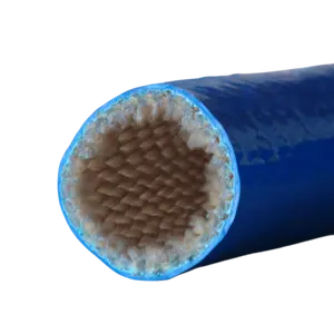 <span class=keywords><strong>Manchon</strong></span> d'isolation résistant à la chaleur en fibre de verre, <span class=keywords><strong>manchon</strong></span> de feu enduit de caoutchouc de Silicone pour <span class=keywords><strong>tuyau</strong></span> hydraulique - Product Image 1