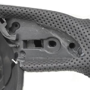 Volant en cuir perforé à fond plat, entièrement recouvert de cuir blanc, pour <span class=keywords><strong>Audi</strong></span> A4 B8 A3 8V A4 A5 A7 Q3 Q5 Q7 - Product Image 3