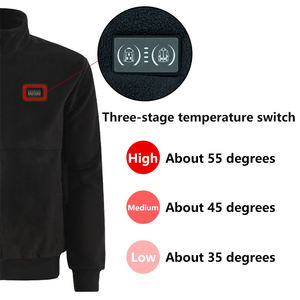 Giacca invernale Casual Smart riscaldata a batteria da uomo in <span class=keywords><strong>pile</strong></span> polare personalizzata con sistema elettrico materiale ricaricabile in tela - Product Image 2