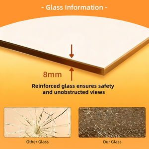 ساونا خشبية حديثة من خشب الصنوبر تتسع لـ 5-6 أشخاص، مصنوعة من خشب الهيملوك/الأرز الأحمر، مع وظيفة البخار الجاف - Product Image 4