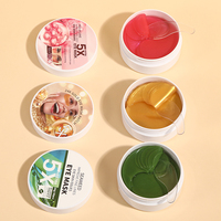 Vente en gros de patchs pour les yeux au collagène or 24 carats MOIKA pour raffermir et illuminer, 60 pièces, masque pour les yeux en hydrogel pour les cernes, soins de la peau OEM/ODM