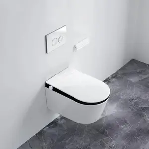 BTO Chinese Ceramic Wallhung Toilet Intelligent Wall Hung Smart Toilet Automatic Wc