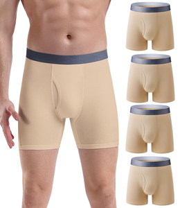 Boxer da Uomo all'Ingrosso, Intimo Maschile in Cotone, Pantaloncini Boxer a Vita Media Traspiranti, Taglie M-4XL - Product Image 5