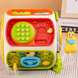 Jouets pour tout-petits 9 en 1, jouets éducatifs précoces, centres d'activités pour développer la motricité fine, planches d'activités, jouets Montessori, cube d'activités pour bébés - Product Image 3
