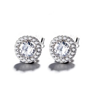 Neues Design 925 Sterling Silber Ohrringe Blumen ohrringe