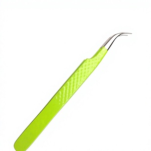 Pinzas para Pestañas con Punta Suave de Acero Inoxidable para Extensiones de Pestañas, Herramienta Profesional para Extensiones de Pestañas 832 - Product Image 4