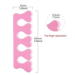 Separatore per Dita e <span class=keywords><strong>Piedi</strong></span> <span class=keywords><strong>in</strong></span> Morbida Spugna Rosa per Pratica <span class=keywords><strong>di</strong></span> Manicure e Pedicure, Supporto Distanziatore per Gel UV e Strumento <span class=keywords><strong>di</strong></span> Lucidatura <span class=keywords><strong>in</strong></span> Schiuma - Product Image 5