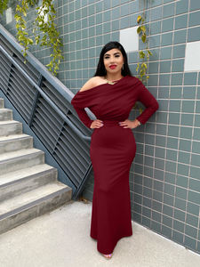 Nouveautés <span class=keywords><strong>Robe</strong></span> de <span class=keywords><strong>soirée</strong></span> formelle à manches longues et col en V élégante - Product Image 4