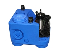 Station de levage d'eaux usées légère Mini pompe d'eaux usées silencieuse externe 0.4KW pour toilette de blanchisserie de sous-sol