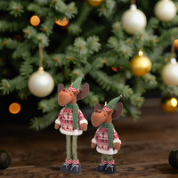 Noël flocon de neige tissu extensible Elk jouet cadeau en peluche jouet décor à la maison confort Squish Kitty peluche peluche cadeau pour enfant