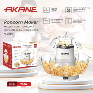 AKANE 1200W Máquina para hacer palomitas de maíz 70G Capacidad Máquina eléctrica de aire caliente para estallar rápidamente y tiempo de merienda familiar - Product Image 6