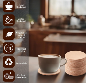 Cuir tanné végétal 3-1/4 pouces, pièces de cuir rectangulaires pour le travail du cuir, épaisseur 3,2 mm, impression UV, gravure laser européenne - Product Image 4