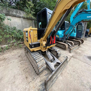 Mini-excavatrice sur chenilles CAT 305.5E2 de 3,055 tonnes avec godet de creusement, petite excavatrice sur chenilles d'occasion - Product Image 5