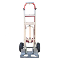 Chariot à plate-forme pliable multifonctionnel en aluminium 3 en 1 Capacité de charge de 300kg Chariot OEM pour le stockage des achats