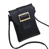 Hot selling mini women leather sling bag cell phone crossbody bag