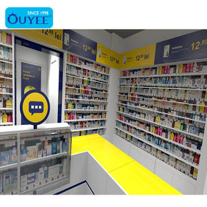 Étagères de tests et de <span class=keywords><strong>pharmacie</strong></span> en bois, meubles professionnels, 1 pièce, armoire de stockage médical, idées de Design d'intérieur, nourriture - Product Image 5