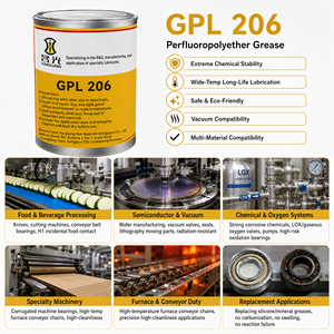 จาระบีสำหรับรางเลื่อนแบบเส้นตรงและสกรูตะเข้ GPL206 PFPE ทนอุณหภูมิสูง 260 องศา ℃   NSF H1 อินเตอร์ท์สำหรับใช้กับ<span class=keywords><strong>บานพับ</strong></span>เตาและรางเลื่อน - Product Image 3