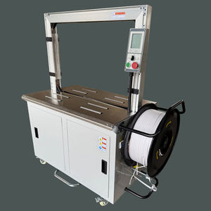 Machine <span class=keywords><strong>d</strong></span>'emballage industrielle électrique automatique pour la cerclage <span class=keywords><strong>de</strong></span> palettes et <span class=keywords><strong>de</strong></span> cartons avec bande PP - Product Image 3