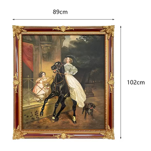 Reproducciones de Pinturas Famosas de Briullov Karl <span class=keywords><strong>Pavlovich</strong></span>, Ecuestre, Siglo XIX, Pintura al Óleo Clásica - Product Image 2
