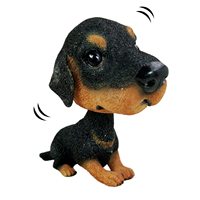 Personnalisés en résine chien animal de compagnie chiot animal chat figurines poupée bobble head personnalisé bobble head pour accessoires de voiture