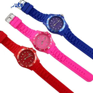 wholesale custom logo jelly watch sports watch candy color silicone