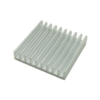 Radiateur de refroidissement LED personnalisé 100 W, grand dissipateur thermique 80x80x15, plaque de base en aluminium rainurée pour PCB de downlight, fabricant