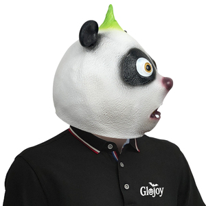 Funny Latex Red <strong>Panda</strong> <strong>Mask</strong> Halloween Masquerade Cosplay Party Prank Props Animal Headgear Wholesale Custom Design - Product Image 4