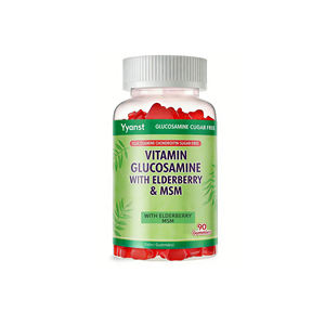 Gummies de soutien articulaire sans sucre à la glucosamine, chondroïtine, sureau et MSM, marque privée - Product Image 1