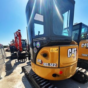 Mini-excavatrice CAT 303.5E d'occasion de haute qualité, prix avantageux, mini-pelle de 3,5 tonnes avec chenilles en caoutchouc, prête à être expédiée - Product Image 6