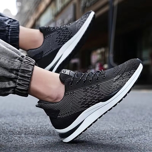 รองเท้าผ้าใบผู้ชายแบบสวมใส่สบาย รุ่น Basketball Shioned Gel Walking Style ปิดนิ้วเท้า กันน้ำ น้ำหนักเบา เหมาะสำหรับฤดูใบไม้ผลิ/ฤดูหนาว ใช้ในชีวิตประจำวัน - Product Image 6