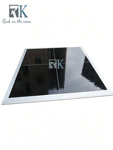 Panel de Pista de Baile Personalizado de Fácil Instalación, Color Negro, para Bodas y Fiestas - Product Image 1