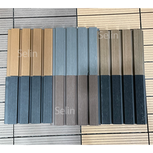 Revestimiento Exterior de Pared <span class=keywords><strong>Selin</strong></span>, Panel de Pared Protector de WPC, Decoración de Edificios, Revestimiento de Madera Compuesta - Product Image 2