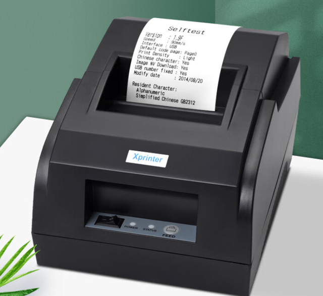 2inch Thermal Receipt Printer for POS System - WUXIN Restaurant & Shop Use