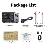 FNIRSI IPS3608 Fuente de alimentación CC ajustable 36V 8A 285W Banco de laboratorio Fuente de alimentación Regulador de voltaje y corriente Interfaz USB tipo C