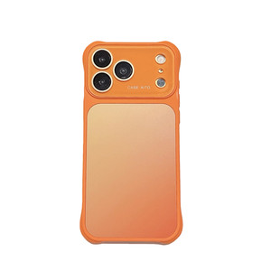 IPhone17proMax Phone Case for 16 Large Window Four Corner Drop-Resistant Gradient Full Coverage 15 Ins Style for Net <strong>Red</strong> - Product Image 5