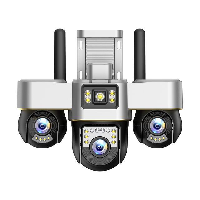 20MP Outdoor Camera Security Camera 4 Screens with 10X Zoom Ai Motion Detection Waterproof Network CCTV PTZ Camera Two Way Audio