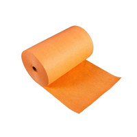 22 Mesh Wiederverwendbare Vliesstoff-Reinigungstücher Rolle Einfarbig - Orange Schnell Absorbierend Schnell Trocknend Küchen- und Haushaltsreinigungstuch