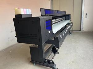 Impresora ecológica grande de 3.2m (10 pies) con 4 cabezales XP600 para exteriores, para imprimir pancartas flexibles y carteles con tinta de inyección. - Product Image 4