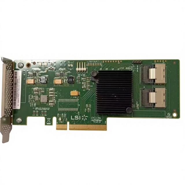 LSI/Broadcom SAS 9211-8i) is a classic 8-port 6 Gb/s SAS/SATA HBA card.
