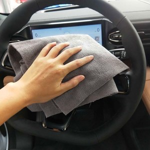 Toalla de Microfibra Premium de 350GSM, Tejido de Punto, 40*40cm - Sin Pelusas, Secado Rápido, para Limpieza del Hogar/Hotel/Cocina, Personalizable - Product Image 6