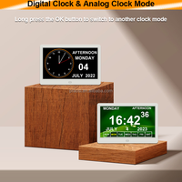 Horloge Athan facile à installer, diffusion de contenu islamique, l'horloge intelligente avec cadre d'azan affiche également la météo locale