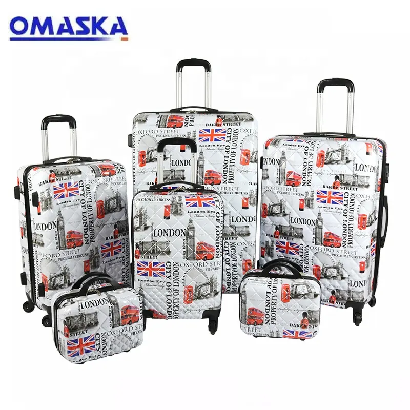 OMASKA 2021 공장 도매 6PCS 세트 있음 여행 가방 좋은 품질 핫 판매 OEM ODM 하드 수하물