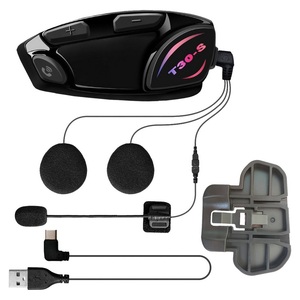 Auriculares Inalámbricos Bluetooth T30S para Casco, Intercomunicador 5.3 para Motocicleta - Product Image 6