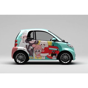 Autocollants de carrosserie de voiture personnalisables NIKO, design camouflage, lettres en PVC autocollantes, dessins animés mignons, couleurs assorties - Product Image 2