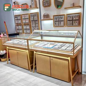 ตู้โชว์นาฬิกาและเครื่องประดับเชิงพาณิชย์สั่งทำพิเศษ ดีไซน์หรูหรา วัสดุกระจกและโลหะอเนกประสงค์ สำหรับร้านค้าปลีก - Product Image 4