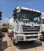 Camion malaxeur à béton HOWO F3000 6x4 reconditionné de qualité supérieure, moteur diesel, pompe de boîte de vitesses, état d'origine, véhicule de construction d'occasion