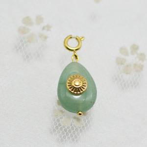 Collana con Ciondolo a Forma di Sole in Acciaio Inossidabile Staccabile, Fai-da-Te con Pietra Naturale, Diamante, Occhio del Diavolo, Alla Moda Placcata Oro - Product Image 6