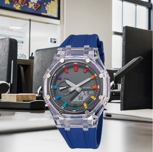 นาฬิกาควอตซ์กันกระแทกซีรีส์ <span class=keywords><strong>G</strong></span> รุ่น GA2100GM2100 <span class=keywords><strong>GMA</strong></span>-S110SR <span class=keywords><strong>GMA</strong></span>-S120SR GA110-BABY-<span class=keywords><strong>G</strong></span> DW5600 PRW-6900 PRE-8000 F91W - Product Image 4