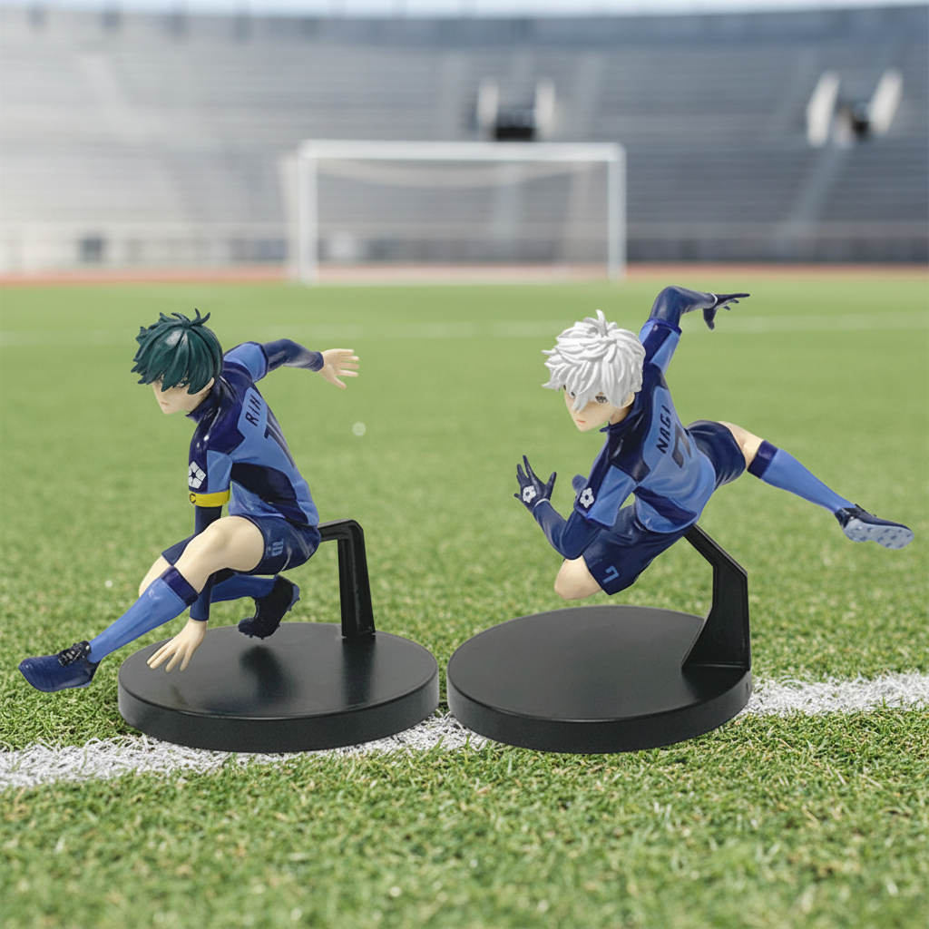 Figura Blue Lock Bachira Meguru E Nagi Seishiro: Statuina Anime In PVC Da 10 Cm, Modello Fatto A Mano Da Collezione, Regalo Compleanno