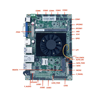Placa Base Mini ITX con CPU Intel J6412, Doble Canal, 6 Puertos COM, Ranura VGA, DDR4